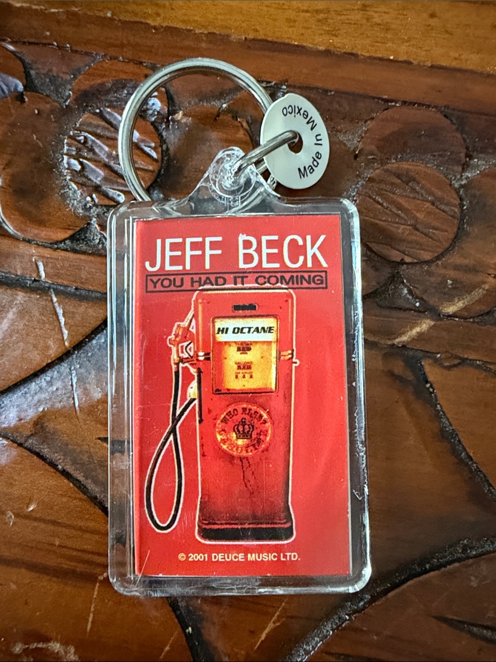 Jeff Beck 2001 You Had It Coming Keychain